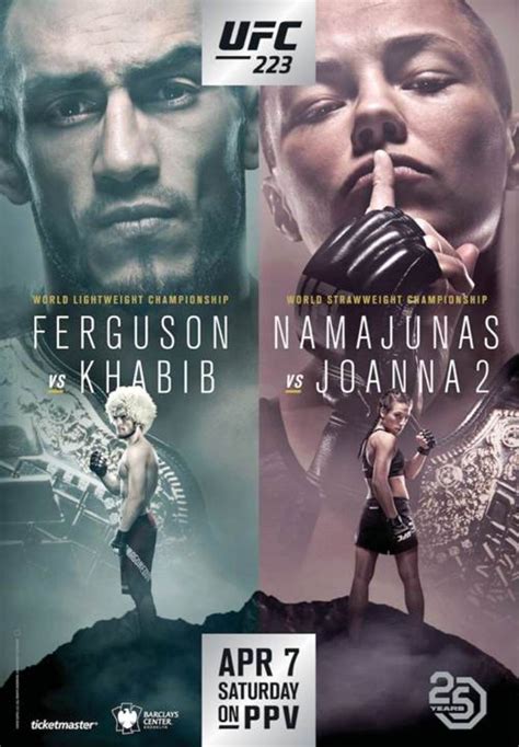 UFC 223: Ferguson vs Khabib .